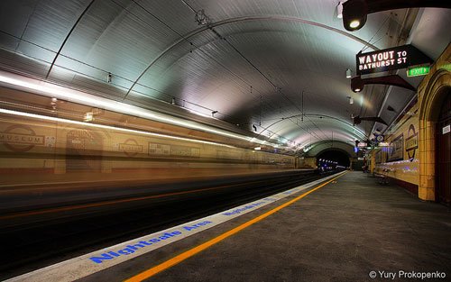 Sydney, Australia - Ghost Train at Museum Station