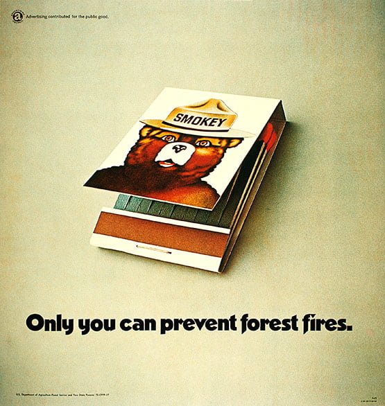Smokey the Bear: Historic Print Ads
