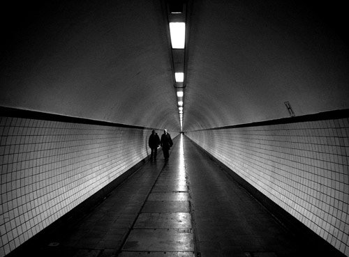 29 Examples of One Point Perspective Black and White Photography