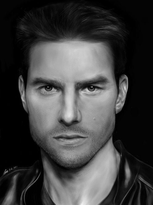 Absolutely Stunning iPad Finger Paintings of Celebrities