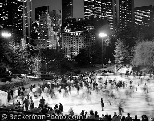 Black and White Pictures of Central Park by Dave Beckerman