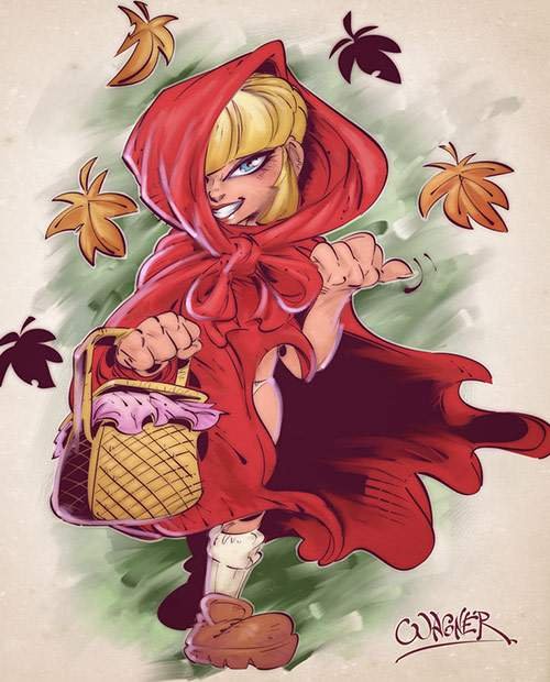 A Collection of Red Riding Hood Artworks