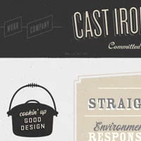 retro vintage web design