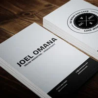 white business cards