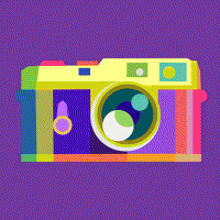 retro camera - flickr avatar