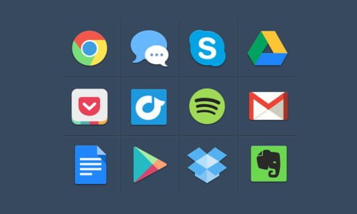 Huge Collection of Flat Icons that You Can Download Free