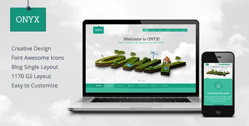 Single Page WordPress Themes